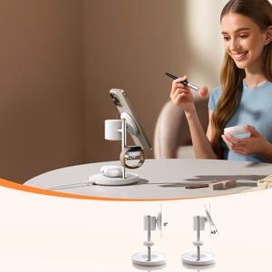 Joyroom JR-W23 Qi2 4-in-1 galda lādētājs ar iebūvētu induktīvo naktslampu - balts