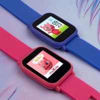 Gudrais pulkstenis bērniem Maxlife Smartwatch Kids MXSW-200 rozā krāsā