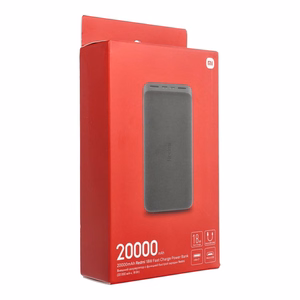 XIAOMI PORTATĪVAIS LĀDĒTĀJS 20000MAH 18W MELNS BOX
