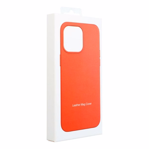 Case Leather Mag Cover (MagSafe) for iPhone 16 Plus red