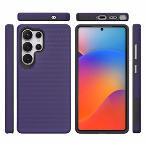 Perfekcionistu trīsstūra korpuss Samsung S928 S24 Ultra violets