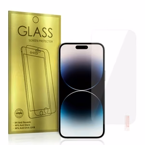 Glass Gold rūdīta stikla ekrāna aizsargs iPhone 16 PRO MAX/17 PRO MAX