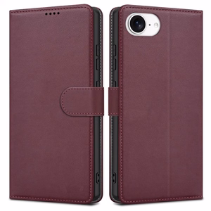 Korpuss Fancy Wallet Samsung A155 A15 4G/A156 A15 5G bordo krāsā