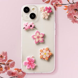 3D Sticker rozā blossom 5pcs set