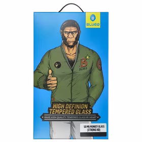 5D Mr. Monkey Aizsargstikls - Apple iPhone 14 Pro melns (Strong HD)