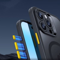 ESR Classic Pro Komplekts Halolock Magnētiskais viedtālruņa apvalks iPhone 16 Pro - Melns