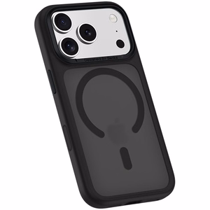 Benks Magnetic Mist maciņš ar metāla rāmi (C.K.FF.AP.BK.0073) iPhone 18 Pro Max/17 Pro Max, melns, ar kameras vadības pogu