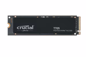 SSD disks CRUCIAL T705 4TB M.2 PCIe Gen5 NVMe rakstīšana 12600 MB/s lasīšana 14100 MB/s