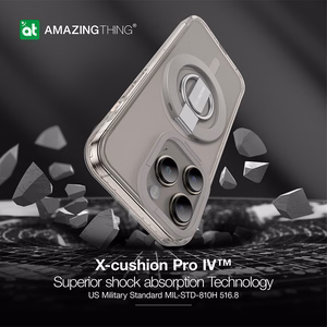 Amazing Thing Titan Pro Mag gredzena turētāja apvalks 10FT IP156.1PTRGY Iphone 15 Pro titāna