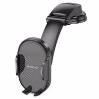 Automašīnas tālruņa turētājs Borofone BH73 (instrumentu panelis), melns