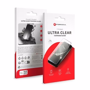 Forcell īpaši caurspīdīgs aizsargstikls – Samsung Galaxy A53 5G, melns