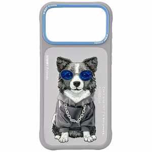 Nimmy Glasses Cool nag чехол для iPhone 17 Pro - серый