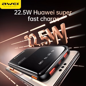 Внешний аккумулятор Power Bank Awei P10K 22.5W 10000mAh черный
