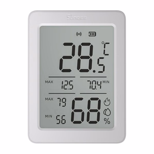SONOFF ZigBee SNZB-02DR2 temperatūras un mitruma sensors, 2 gab.