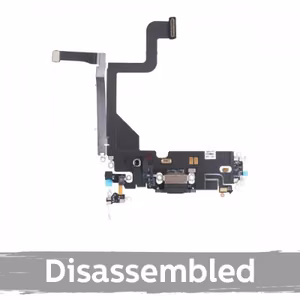 Charging Port Compatible With iPhone 13 Pro Max with Flex / Graphite / 100% original (Disassembled)