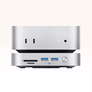 Orico MiniLink 9-in-1 dokstacija ar M.2 SSD cietā diska nodalījumu - sudraba krāsā