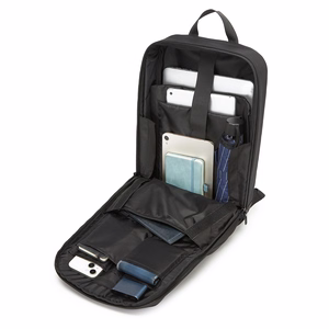 Wozinsky Premium ūdensizturīga klēpjdatora mugursoma - melna