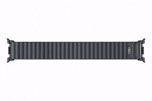 Samsung SVL33LK Fabric Band (M/L) auduma siksniņa Galaxy Watch9 un Galaxy Watch8 pulksteņiem, melna