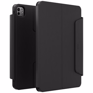Uniq Rovus Snapmount Magnētiskais 360 Rotējošs Noņemams apvalks iPad Pro 13" 2024 (7. paaudze) - melns