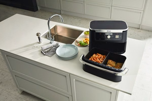 Ninja Foodi FlexDrawer AF500EU – divu zonu karstā gaisa friteris, 2470 W, 10.4 l, melns