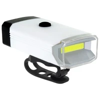 Setty velosipēdu lukturu komplekts priekšējais balts + aizmugurējais melns LR-02