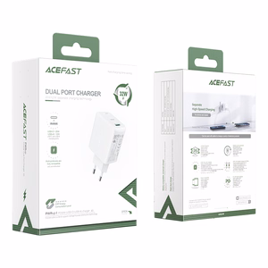 Acefast sienas lādētājs USB Type C / USB 32W, PPS, PD, QC 3.0, AFC, FCP balts (A5 balts)