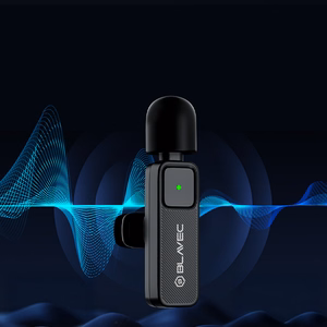 Blavec MK-01 ClipGo piespraužamie mikrofoni, 2 gab., USB-C (LMMK01-B) (krāsa: melna)