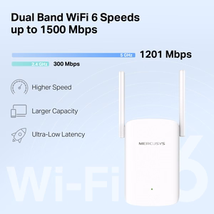 Mercusys ME60X bezvadu Wi-Fi pastiprinātājs 1500Mbps