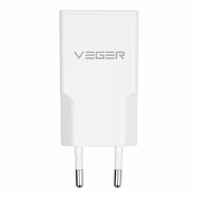 VEGER sienas lādētājs USB A + USB C QC PD 30W 30W1A1C balts