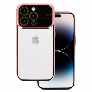 Viedtālruņa apvalks ar elektro lēcu Iphone XR rozā zelts