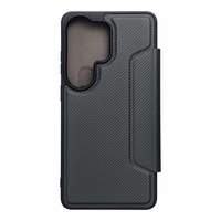 RAZOR grāmatas tipa viedtālruņa apvalks SAMSUNG S26 Ultra, tumši zaļš