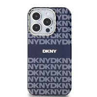 DKNY IML Mono un svītras Magnētiskais viedtālruņa apvalks iPhone 15 Pro Max - zila