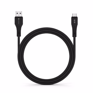 Kabelis FORCELL F-ENERGY C341 USB A uz Micro USB QC3.0 2,4A 18W Silikoninis 1 m melns (m)