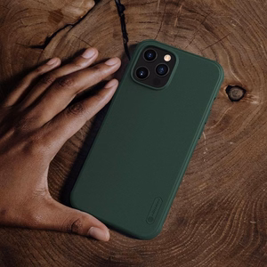Nillkin Super Frosted Shield Pro vāciņš ierīcei Apple iPhone 12 Pro Max, sarkans