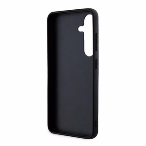 Чехол Guess 4G Metal Gold Logo для Samsung Galaxy S24 - чёрный