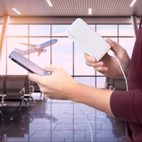 Portatīvais lādētājs Wozinsky Li-Po 10000mAh 2x USB balts (WPBWE1)