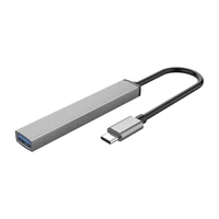 Orico AH-13 USB-C Hub dokstacija 1x USB-A 3.0 + 3x USB-A 2.0 - pelēka