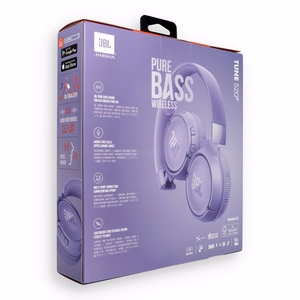 Bezvadu austiņas JBL Tune 520BT, violetas