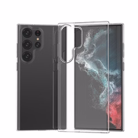 Īpaši plāns 0.5mm viedtālruņa apvalks Samsung Galaxy S23 īpaši plāns caurspīdīgs pārsegs