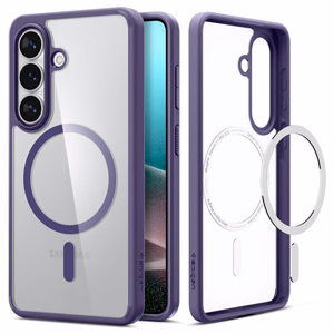 Spigen Ultra Hybrid Mag MagSafe maciņš priekš Samsung Galaxy S26 - caurspīdīgs violets