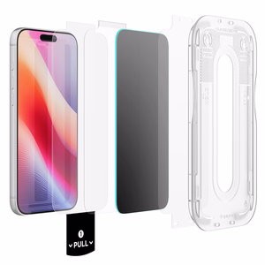 Spigen Glas.tR EZ Fit Pro HD AC rūdīts privātuma aizsargstikls modelim iPhone 18 Pro