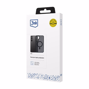 3mk Smoke MagCase maciņš ar MagSafe Samsung Galaxy S24 - daļēji caurspīdīgs