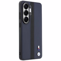 BMW Perforated Stripe Logo MagSafe Maciņš for Samsung Galaxy S26 Ultra - tumši zils