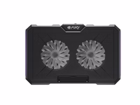 FURY GUNBAI G3 Laptop Cooling Pad 14.1–17.3" with 2 Fans, RGB Lighting, 2× USB