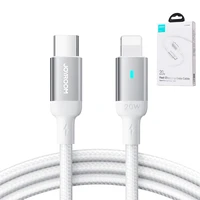 Joyroom Extraordinary Series A10 Lightning / USB-C PD 20W kabelis 1.2 m - balts