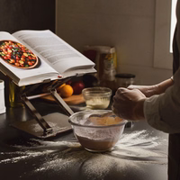 Wozinsky WRS-CPY75DSB alumīnija klēpjdatora un planšetdatora statīvs + bezmaksas viedtālruņa statīvs - melns