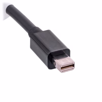 Lanberg AD-0006-BK video cable adapter 0.2 m VGA (D-Sub) Mini DisplayPort melns