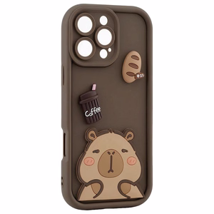 Ultra Trendy 3D case for iPhone 17 6,3" capybara