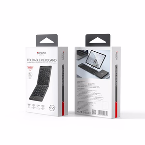 YESIDO FOLDABLE KEYBOARD KB27 150mAh BT 5.0 melns