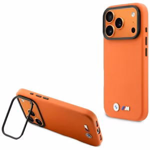 BMW M Metal Logo MagSafe Case for iPhone 17 Pro - Orange